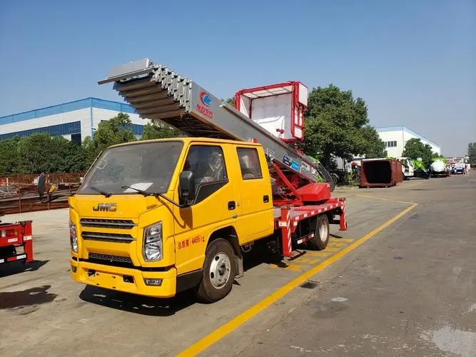 淄博张店附近云梯车出租 砂石搬运