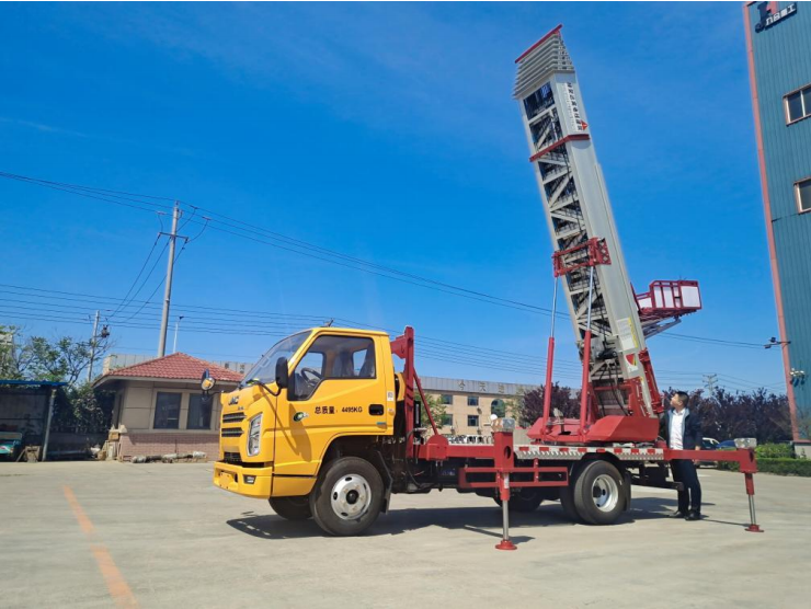 淄博张店常年租赁32米云梯车